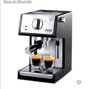 Delonghi espresso + cappuccino maker